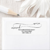 Wir sind umgezogen Neue Adresse (Insitu)