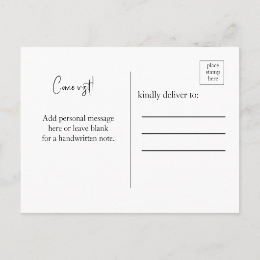 Wir sind umgezogen, neue Adresse Hund Ankündigung Postkarte (Rückseite)