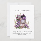 Wir sind umgezogen - neue E-Mail-Blume für die Adr Ankündigung (Vorderseite)