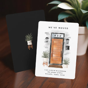 Wir sind umgezogen - neue Tür des Adresszentrums M Ankündigung