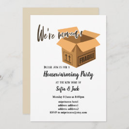 wir sind umgezogen Party Einladung