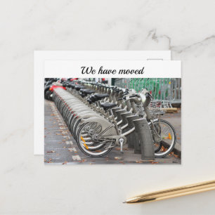 Wir sind umgezogen Postkarte