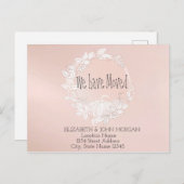 Wir sind umgezogen, pumpen neue Adresse Ankündigungspostkarte (Vorne/Hinten)