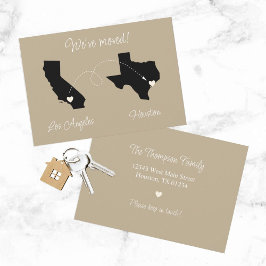 Wir sind umgezogen! Staat in den Staat Ankündigung