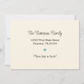 Wir sind umgezogen! Staat zum Staat Ankündigung vo (Rückseite)