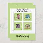 Wir sind umgezogen - Vertrauen basiert wie ich und Einladung (Vorne/Hinten)