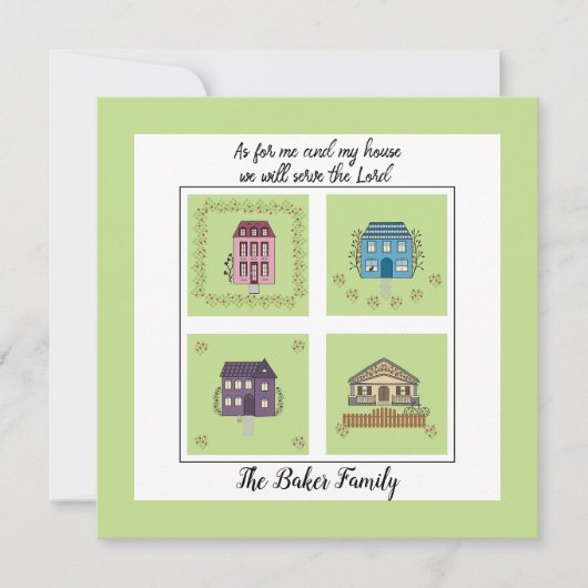 Wir sind umgezogen - Vertrauen basiert wie ich und Einladung (Vorderseite)