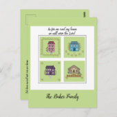 Wir sind umgezogen - Vertrauen basiert wie ich und Postkarte (Vorne/Hinten)