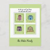 Wir sind umgezogen - Vertrauen basiert wie ich und Postkarte (Vorderseite)