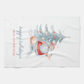 Wir sind umgezogen, Weihnachtsmann, Pine Tree Geschirrtuch (Horizontal)