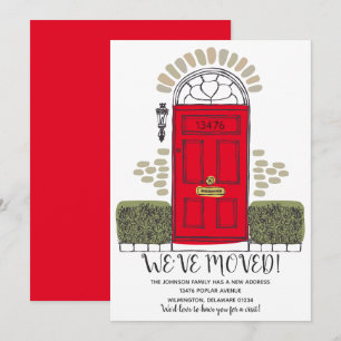 Wir sind umgezogen - Whimsical Door - Neue Adresse Ankündigung