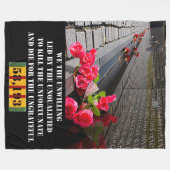 WIR SIND UNBEREIT FLEECEDECKE (Vorderseite (Horizontal))