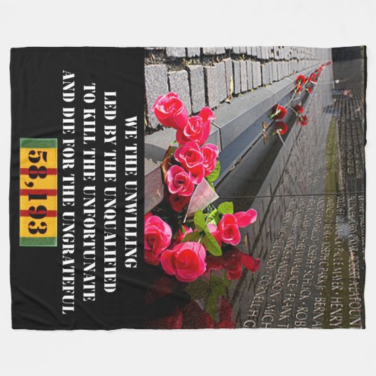 WIR SIND UNBEREIT FLEECEDECKE (Vorderseite (Horizontal))