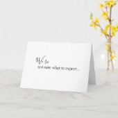 Wir sind uns nicht sicher, was wir mit einer Ankün Karte (Gelbe Blume)