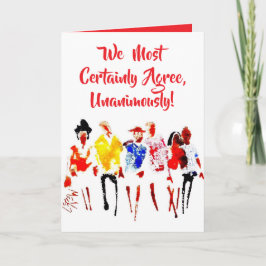 Wir sind uns sicher einig! Der glückliche Vatertag Karte