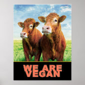 WIR SIND VEGAN POSTER (Vorne)