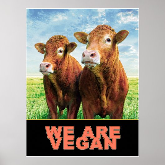 WIR SIND VEGAN POSTER (Vorne)