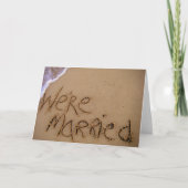 Wir sind Verheiratet! Ankündigung (Vorderseite)