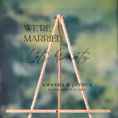 Wir sind Verheiratet, Party Hochzeit begrüßen zu d Acrylschild (Neutral)