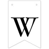 Wir sind Verheiratete Niedliche Hochzeitsflagge Wimpelkette (Zweite Fahne)