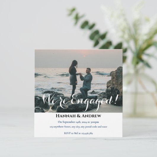 Wir sind verlobt ! (Stehend Vorderseite)