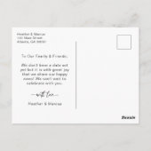 Wir sind verlobt 3 Foto-Script-Postkarte Postkarte (Rückseite)