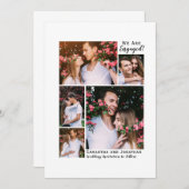 Wir sind Verlobt 5 Foto Verlobung Ankündigung (Vorne/Hinten)