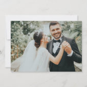 Wir sind Verlobt Eukalyptus Greenery Engagement Pa Einladung (Rückseite)