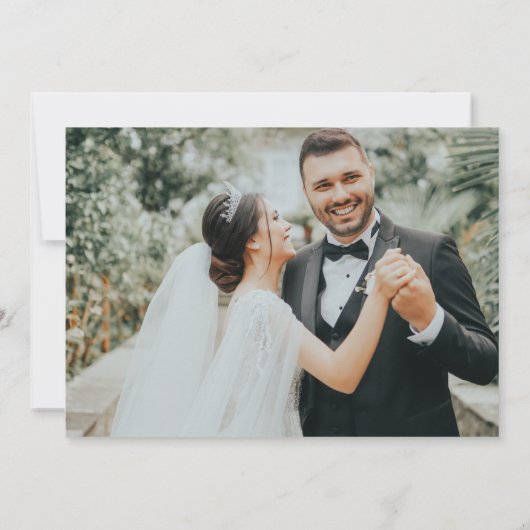 Wir sind Verlobt Eukalyptus Greenery Engagement Pa Einladung (Rückseite)