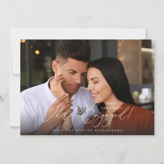 Wir sind Verlobt Foto Ele Holly Berry Holiday -WH (Vorderseite)