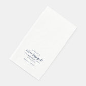 Wir sind Verlobt Hochzeit Verlobung Dinner Party B Serviette (Ecke)