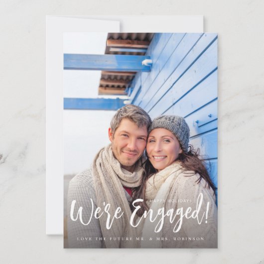 Wir sind Verlobt Minimalistisch V Foto 2 (Vorderseite)