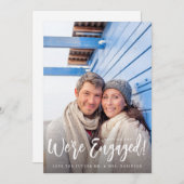 Wir sind Verlobt Minimalistisch V Foto 2 (Vorne/Hinten)