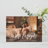 Wir sind Verlobt Minimalistisches H-Foto 2 (Stehend Vorderseite)