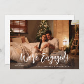 Wir sind Verlobt Minimalistisches H-Foto 2 (Vorne/Hinten)