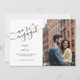 Wir sind Verlobt mit der Verlobung von Ehepaaren i Ankündigung