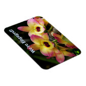 Wir sind Verlobt! Orchid Flexible Magnet (Rechte Seite)
