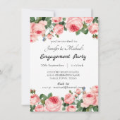 Wir sind Verlobt rosa rot rot. (Rückseite)