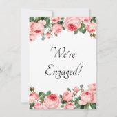 Wir sind Verlobt rosa rot rot. (Vorderseite)