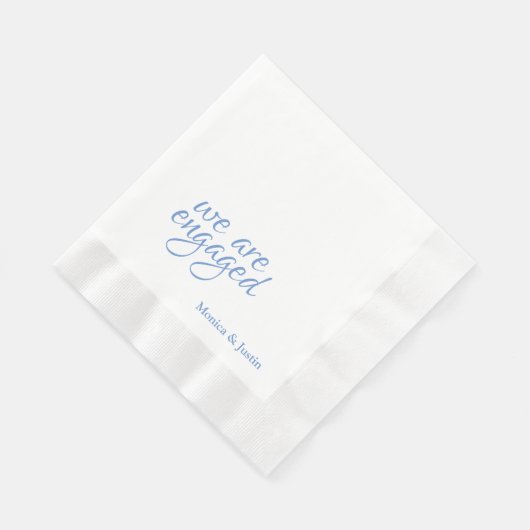 Wir sind Verlobt Serviette (Ecke)