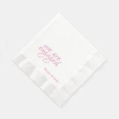 Wir sind Verlobt Serviette (Ecke)