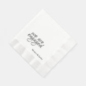 Wir sind Verlobt Serviette (Ecke)