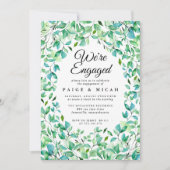 Wir sind Verlobte Ankündigung der tropischen Verlo (Vorderseite)