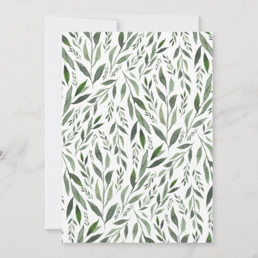 Wir sind Verlobte Einladung (Rückseite)