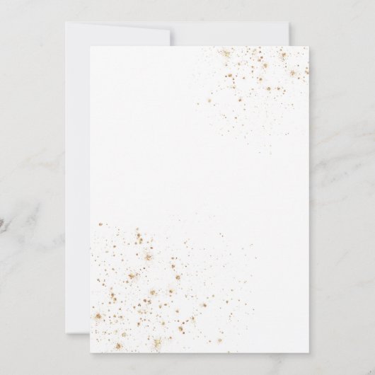 Wir sind Verlobte Engagement Party Pink Floral Gol Einladung (Rückseite)