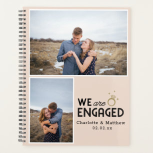 Wir sind Verlobte Fotocollage Hochzeit Planer