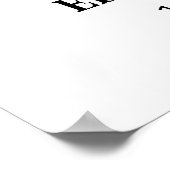 Wir sind Verlobte Minimalistische Hochzeitspartner Poster (Ecke)