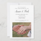 Wir sind Verlobte Verlobung Ankündigung (Rückseite)