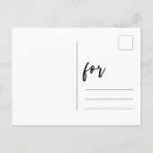 Wir sind Verlobte Verlobung Ankündigung Postkarte (Rückseite)