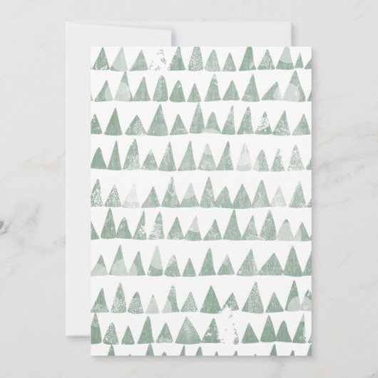 Wir sind Verlobtes Foto Moderne Verlobung Ankündigung (Rückseite)